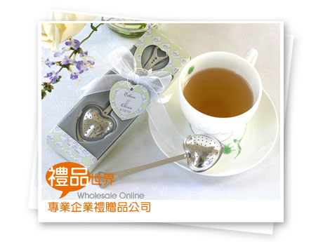  禮品 贈品 禮贈品 此商品為愛心濾茶勺 喝茶 創意 婚禮小物 送禮 不銹鋼 結婚禮品